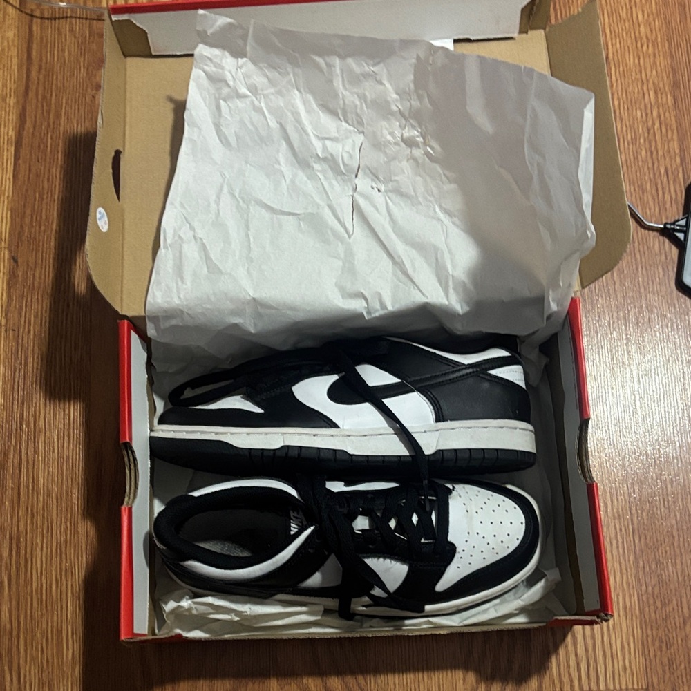 Nike Black and White Low-Top Sneakers